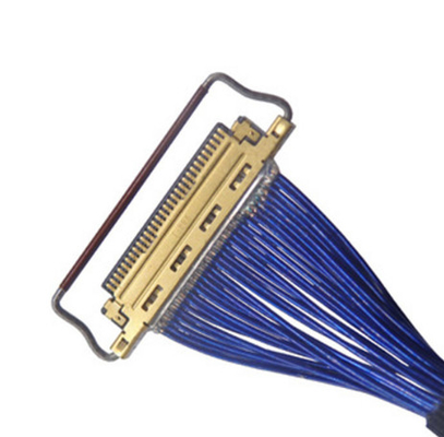 50-15000mm 60 Pin Lvds Cable, 370mm starkes Koaxialkabel für Anzeigen-Anmerkung PC Schirm