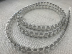 10x13mm EMI Foam Gasket Plating Conductive Abschirmung