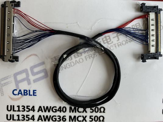 0.8mm Awg40 LVDS 30 Pin Connector Cable 180mm Kabelbaum
