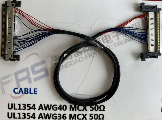 0.8mm Awg40 LVDS 30 Pin Connector Cable 180mm Kabelbaum