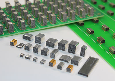 SMT EMI Foam Gasket Conductive SMF, die Au-Überzug abschirmt