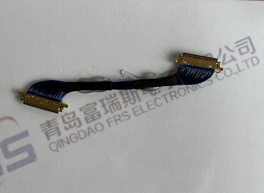 30 Jacke Pin 50 Pin Electrical Harness Assembly 0.4mm LVDS 40 Pin Cable Ultra Thin Black