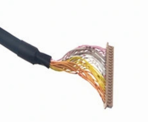 Schild-Kabel 40p LVDS des Kabelbaum-50mm einzelnes doppeltes Pkw-Anhänger-30awg