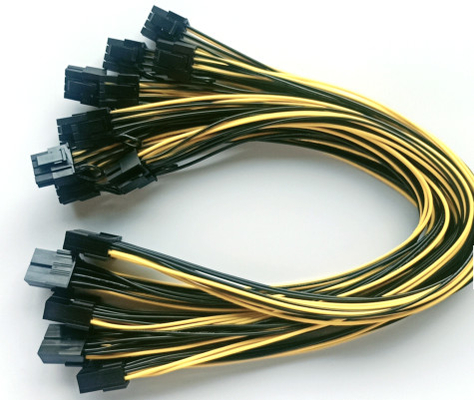 8 verkabeln Schild Pin Power Wire Harness Females PA66 260mm für Automobil