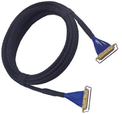 50-15000mm 60 Pin Lvds Cable, 370mm starkes Koaxialkabel für Anzeigen-Anmerkung PC Schirm