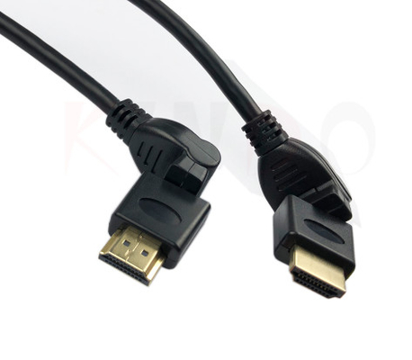 1080p 360 hohe Geschwindigkeit des Grad-4k ultra Hd Hdmi des Kabel-8.0mm Hdmi mit Ethernet