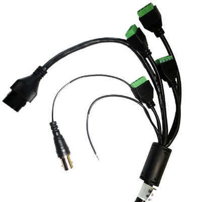 Kabel der Kamera-Rj45 imprägniern Koaxial 100mm Sicherheit